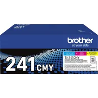 Brother Original TN-241CMY Toner Multipack mit 3 Tonern Cyan/Magenta/Gelb, für bis zu ca. 1400 Seiten je Farbe, DCP-9020CDW, HL-3140CW, 3150CDW, 3170CDW, MFC-9140CDN, 9330CDW, 9340CDW