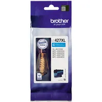 Brother Original Tintenpatrone LC-427XLC Cyan für ca. 5.000 Seiten, für MFC-J5955DW, MFC-J6955DW, MFC-J6957DW, HL-J6010DW, XL-Patrone