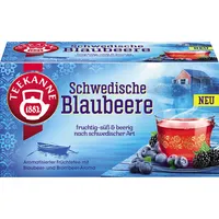 Teekanne Tee Schwedische Blaubeere 7502, Blaubeer- und Brombeer, Beutel 4009300016946 Teekanne 20 Stück