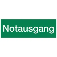 Soennecken Piktogramm Notausgang 297x105mm selbstklebend nachleuchtend 4003969931947 Soennecken