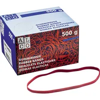Alco Gummibänder 757 6 x 200mm rot 500g Ø ca 125mm 4007735075729 Alco 500 Gramm