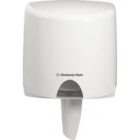 Kimberly-Clark Rollenwischtuchspender 7018 Aquarius Roll Control, weiß, Innenabrollung 5027375046940 Kimberly-Clark