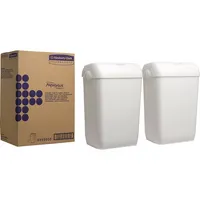 Kimberly-Clark Abfalleimer 6993, mit Deckel, 43 Liter, rechteckig, weiß 5027375045721 Kimberly-Clark