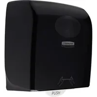 Kimberly-Clark Rollenhandtuchspender 7376 Aquarius, schwarz, Außenabrollung 5033848038619 Kimberly-Clark