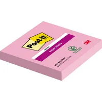 3M Haftnotizen 654-6SS-PNK, Super Sticky Notes, 76x76mm, tropicalpink 4054596926172 3M 90 Blatt