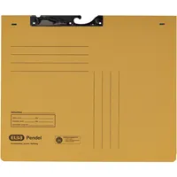 Elba Pendelhefter 100560101, A4 gelb Recyclingkarton 320g 4002030901148 Elba