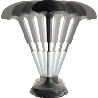 Unilux Sitzhocker 400110242 Moove, schwarz, höhenverstellbar, bis 150kg 3595560028092 Unilux