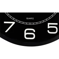 Unilux  Wanduhr Mega 400094568, schwarz, 57,5cm, rund, analog 3595560025183 Unilux