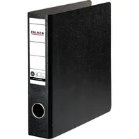 Falken Ordner N50 11285889, A5 hoch 50mm schmal Hartpappe vollfarbig schwarz 4014481085254 Falken