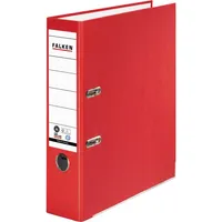 Falken Ordner Recycolor 11285632, A4 80mm breit Karton vollfarbig rot 4014481084912 Falken