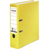 Falken Ordner Recycolor 11285772, A4 80mm breit Karton vollfarbig gelb 4014481084943 Falken