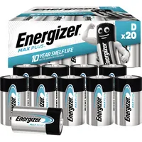 Energizer Batterie Max Plus, D / Mono / LR20, 1,5 Volt 7638900423365 Energizer 20 Stück