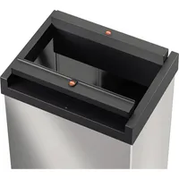 Hailo Abfalleimer Big-Box Swing, L, 35 l, 339 x 260 x 545 mm, edelstahl 4007126001498 Hailo