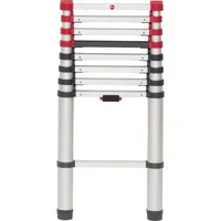 Hailo Teleskopleiter 7113-091 T80 FlexLine, 1x 9 Stufen, silber, Aluminium 4007126023100 Hailo