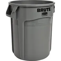 Abfallbehälter BRUTE® grau Robuster Mülleimer ideal für die Verwendung im Außenbereich Volumen 38 Liter