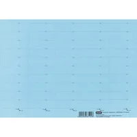Elba Beschriftungsschilder 83582 4zeilig blau 58mm breit 4002030052574 Elba 50 Stück