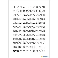 HERMA Zahlenetikett 5 mm 240 Etik./Pack.