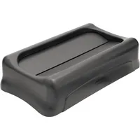 4 x Rubbermaid Schwingdeckel für 60 und 87 L Behälter schwarz.