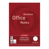 Landre Kanzleipapier Office 100050623 A3 auf A4 gefalzt, kariert mit Rand, weiß 4006144610125 Landre 250 Stück