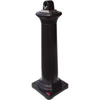 Rubbermaid Standaschenbecher Groundskeeper Tuscan schwarz 355x355x1067mm