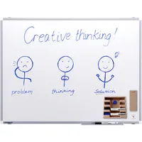 Legamaster Whiteboard Premium Plus, 7-101048, 100x75cm, emailliert, Aluminiumrahmen 8713797099585 Legamaster