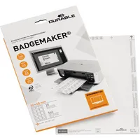 Durable Namensschilder Etiketten BADGEMAKER weiß 30x60mm 4005546140513 Durable 540 Stück