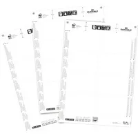 Durable Namensschilder Etiketten BADGEMAKER weiß 60 x 90mm 4005546140568 Durable 160 Stück