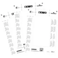 Durable Namensschilder 1460 Etiketten BADGEMAKER weiß 61/122 x 210mm 4005546140605 Durable 20 Stück