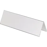Durable Tisch Namensschilder Dachform 105 x 297mm transparent 4005546810539 Durable 25 Stück