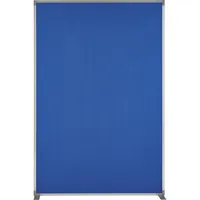 Magnetoplan Raumteiler m.Textiloberfläche blau 180x125x50cm T-Füße 4013695034683 Magnetoplan