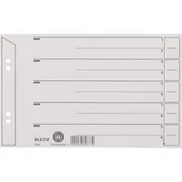 Leitz Trennblätter 1656 1656-00-85 A5 quer grau 200g Karton 4002432473830 Leitz 100 Stück