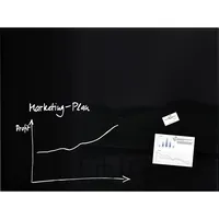 Sigel Glas-Magnetboard artverum GL 210, 120x90cm, schwarz 4004360857874 Sigel