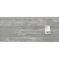 Sigel Glas-Magnetboard artverum GL 248, 130x55cm, grau, Design Sichtbeton 4004360836053 Sigel