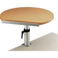 Maul Ergonomisches Tischpult Klemmfuß Platte aus Buche