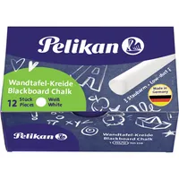 Pelikan Tafelkreide 755/12 701359 12er Etui weiß rund 12x90mm 4012700701350 Pelikan 12 Stück