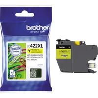 Brother Original Tintenpatrone LC-422XLY Gelb für ca. 1.500 Seiten, für MFC-J5340DW, MFC-J5345DW, MFC-J5740DW, MFC-J6540DW, MFC-J6940DW