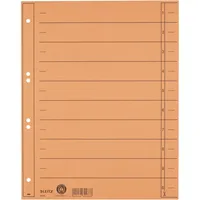 Leitz Trennblätter 1658-00-45 A4 orange 230g Karton 4002432405077 Leitz 100 Stück