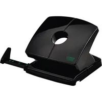 Novus Bürolocher B220 RE+NEW 025-0650, schwarz, bis 20mm 20 Blatt, mit Anschlagschiene 4009729077689 Novus