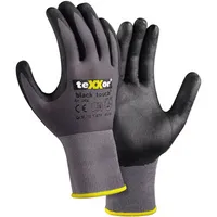 BIG Arbeitsschutz GmbH Arbeitshandschuhe BLACK TOUCH, Nitril, grau/schwarz, Größe 7 / S 4031301022695 BIG Arbeitsschutz GmbH