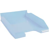 Exacompta Briefablage BEE BLUE 113209D, A4+, hellblau, Polystyrol stapelbar 9002490113209 Exacompta