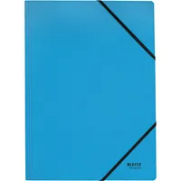 Leitz Eckspannmappe Recycle 39080035, A4 blau Recyclingkarton 430g, für ca. 250 Blatt 4002432130771 Leitz