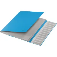 Leitz Ordnungsmappe Recycle 3915-00-35, 12-teilig blanko, blau, Din A4, 12 Fächer 4002432130832 Leitz