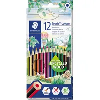 Staedtler Buntstifte-Set Noris colour 185, 185 C12, 12-farbig sortiert, sechskant, Packung 4007817185124 Staedtler 12 Stück