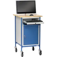 fetra Stehpult, 111cm (H), 65cm (BxT), rechteckig, buche / brillantblau 4017976658391 fetra