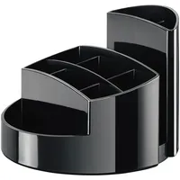 HAN Stiftehalter RONDO schwarz Polystyrol 9 Fächer 14,0 x 14,0 x 10,9 cm