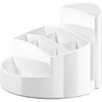 HAN Stiftehalter RONDO weiß Polystyrol 9 Fächer 14,0 x 14,0 x 10,9 cm