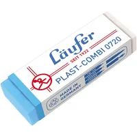 Laeufer Radierer f. Bleistift/Farbstift/Tinte blau/we 75x24x11mm Kunst. 4006677007201 Laeufer
