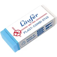 Laeufer Radierer f. Bleistift/Farbstift/Tinte blau/we 55x19x8,5mm Kunst. 4006677007409 Laeufer