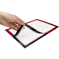 Magnetoplan 2 magnetoplan Magnetrahmen selbstklebend Magnetofix  rot A4 4013695064970 Magnetoplan 2 Stück