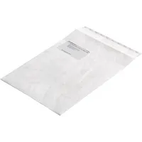 Bong Versandtaschen Tyvek Pocket 00011796, C4, mit Fenster, haftklebend, reißfest, wasserfest, 55g, weiß 4026283055335 Bong 100 Stück